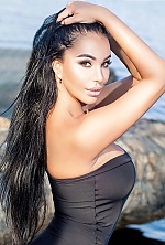 Ukrainian mail order bride Kristina from Odessa with black hair and hazel eye color - image 5
