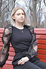 Ukrainian mail order bride Anastasia from Kharkov with blonde hair and blue eye color - image 10