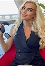 Ukrainian mail order bride Victoria from Kiev with blonde hair and blue eye color - image 2
