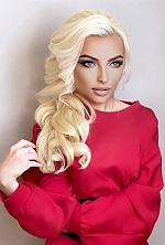 Ukrainian mail order bride Victoria from Kiev with blonde hair and blue eye color - image 4