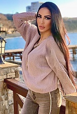 Ukrainian mail order bride Ekaterina from Odessa with black hair and green eye color - image 5