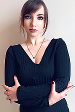 Ukrainian mail order bride Anastasia from Kiev with light brown hair and blue eye color - image 3