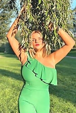 Ukrainian mail order bride Alina from Geneva with blonde hair and green eye color - image 8