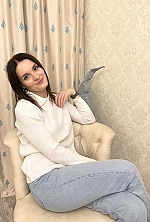 Ukrainian mail order bride Nataliia from Zaporozhye with brunette hair and green eye color - image 3
