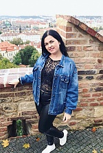 Ukrainian mail order bride Alexandra from Kiev with black hair and blue eye color - image 10