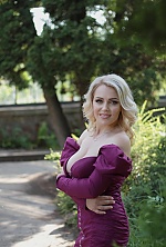 Ukrainian mail order bride Oksana from London with blonde hair and grey eye color - image 12