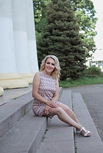 Ukrainian mail order bride Oksana from London with blonde hair and grey eye color - image 19
