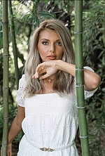 Ukrainian mail order bride Anna from Kiev with blonde hair and blue eye color - image 3