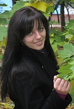 Ukrainian mail order bride Vitalina from Poltava with black hair and hazel eye color - image 5
