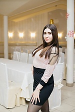 Ukrainian mail order bride Anna from Kamenets Podolsk with black hair and green eye color - image 2