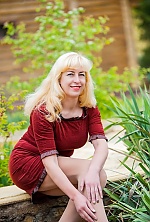 Ukrainian mail order bride Victoria from Kherson with blonde hair and grey eye color - image 3