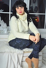 Ukrainian mail order bride Elena from Dnepr with black hair and hazel eye color - image 6