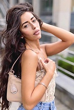 Ukrainian mail order bride Karina from Dnipro with black hair and green eye color - image 4