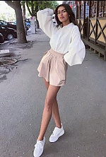 Ukrainian mail order bride Karina from Dnipro with black hair and green eye color - image 7