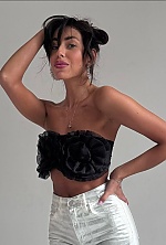 Ukrainian mail order bride Karina from Dnipro with black hair and green eye color - image 10