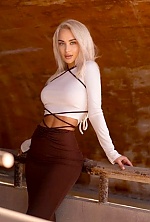 Ukrainian mail order bride Kristina from Sochi with blonde hair and blue eye color - image 3