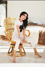 Ukrainian mail order bride Gulbanu from Almaty with brunette hair and brown eye color - image 3