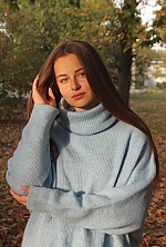 Ukrainian mail order bride Veronika from Dnipro with brunette hair and green eye color - image 6