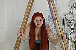 Ukrainian mail order bride Maryna from Odessa with red hair and green eye color - image 2