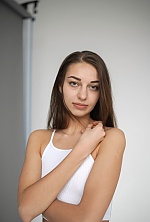 Ukrainian mail order bride Anastasiia from Dnipro with brunette hair and green eye color - image 13