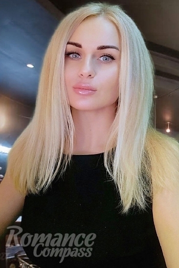 Ukrainian mail order bride Anzhela from Odessa with blonde hair and blue eye color - image 1