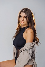 Ukrainian mail order bride Viorika from Kalush with brunette hair and green eye color - image 10