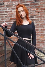 Ukrainian mail order bride Viktoriia from Ivano-Frankivsk with red hair and blue eye color - image 11