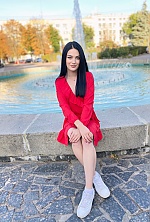 Ukrainian mail order bride Alina from Cherkassy with black hair and green eye color - image 6