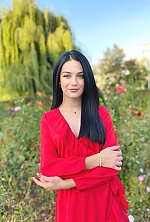 Ukrainian mail order bride Alina from Cherkassy with black hair and green eye color - image 2