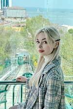 Ukrainian mail order bride Vlada from Odesa with blonde hair and green eye color - image 4