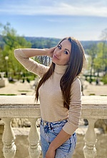 Ukrainian mail order bride Olga from Odessa with light brown hair and brown eye color - image 6