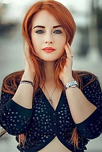 Ukrainian mail order bride Aleksandra from Dubai with red hair and green eye color - image 3