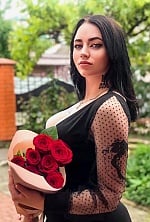 Ukrainian mail order bride Uliana from Khmelnytskyi with black hair and blue eye color - image 7