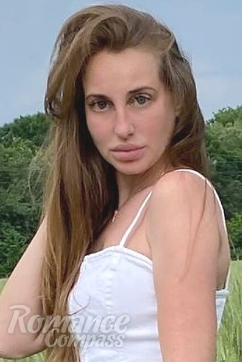 Ukrainian mail order bride Karina from Kiev with light brown hair and brown eye color - image 1