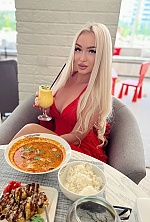 Ukrainian mail order bride Milena from Dubai with blonde hair and blue eye color - image 9