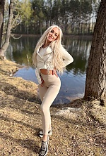 Ukrainian mail order bride Milena from Dubai with blonde hair and blue eye color - image 7