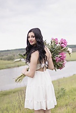 Ukrainian mail order bride Angelina from Kiev with black hair and brown eye color - image 3
