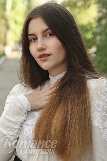 Ukrainian mail order bride Adelina from Kyiv with light brown hair and brown eye color - image 1