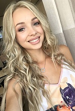 Ukrainian mail order bride Anastasiya from Odessa with blonde hair and green eye color - image 5