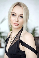 Ukrainian mail order bride Halyna from Berdyansk with blonde hair and grey eye color - image 12