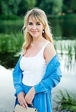 Ukrainian mail order bride Nelya from Kyiv with blonde hair and blue eye color - image 6