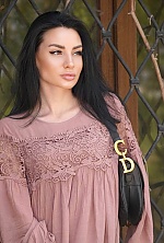 Ukrainian mail order bride Julia from Kiev with black hair and green eye color - image 2