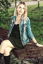 Ukrainian mail order bride Nadya from Ivano-Frankivsk with blonde hair and green eye color - image 4