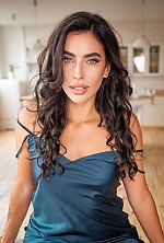 Ukrainian mail order bride Alina from Kiev with brunette hair and blue eye color - image 5