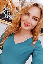 Ukrainian mail order bride Alina from Krivoy Rog with blonde hair and blue eye color - image 3