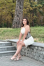 Ukrainian mail order bride Alona from Kharkov with brunette hair and green eye color - image 2