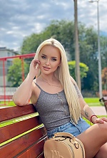 Ukrainian mail order bride Alyona from Kiev with blonde hair and green eye color - image 12