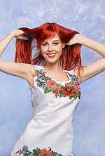 Ukrainian mail order bride Alisa from Kyiv with red hair and hazel eye color - image 15