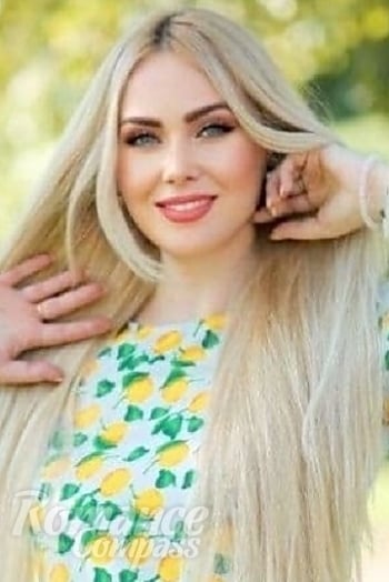 Ukrainian mail order bride Natalia from Zaporizhia with blonde hair and blue eye color - image 1