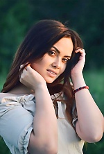 Ukrainian mail order bride Ekaterina from Poltava with brunette hair and green eye color - image 2